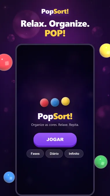 PopSort! menu
